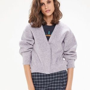 UO violet sweater jacket